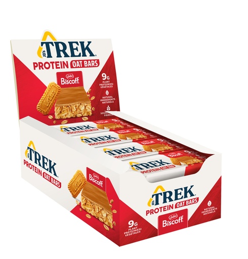 [1435771] Barre protéinée Trek avoine Biscoff 50g