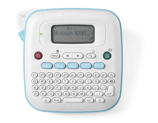 [1435948] Imprimante étiquettes Brother P-touch Btag PT-N25BT bureau qwerty 12mm blanc