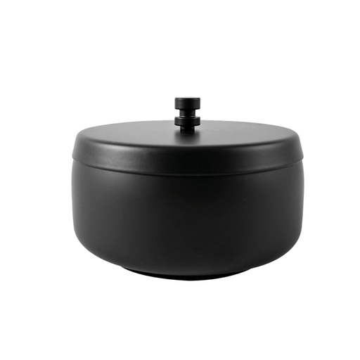 [1435977] Cendrier BRASQ modèle de table 1L avec couvercle AT700 noir