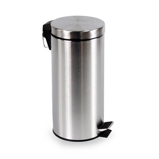[1435987] Pedaalemmer BRASQ 30 liter rvs