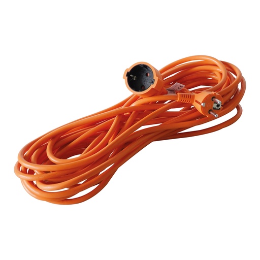 [1435989] Verlengkabel BRASQ 20m oranje