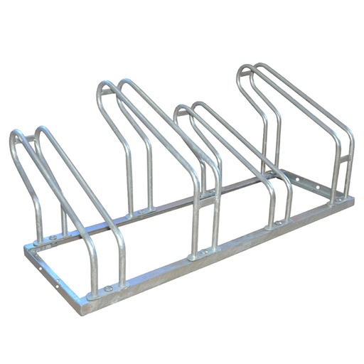 [1435990] Râtelier à vélos BRASQ 4 vélos BS400 argent