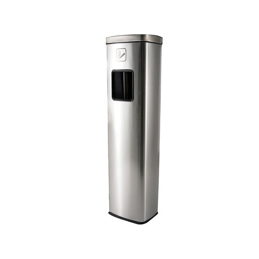 [1436008] Poubelle avec cendrier BRASQ 20L AT400 inox