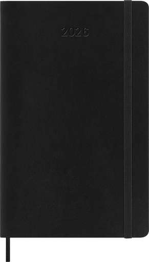 [1436241] Agenda 2026 Moleskine Planner Weekly 12 mois 7 jours/1 page Large CS Black