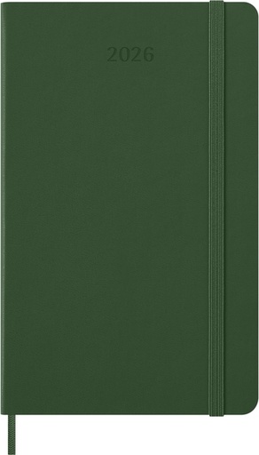 [1436242] Agenda 2026 Moleskine Planner Weekly 12 mois 7 jours/1 page Large CR myrtle green