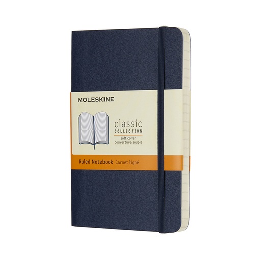 [1436278] notitieboek A6 Moleskine SC saffier blauw