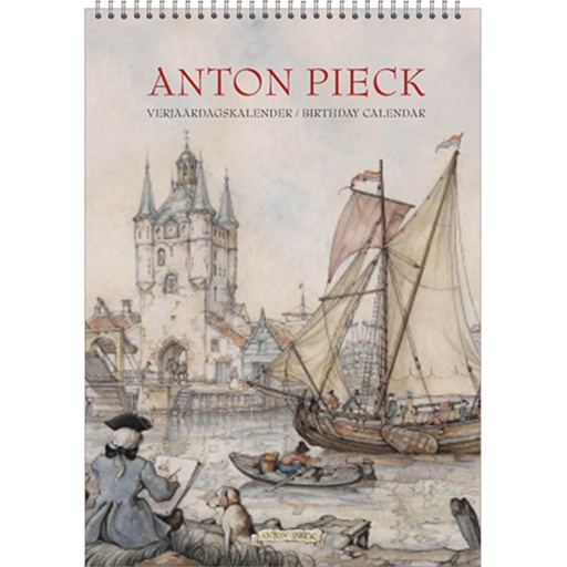 [1436348] Calendrier anniversaire Anton Piek Zicht op haven A4