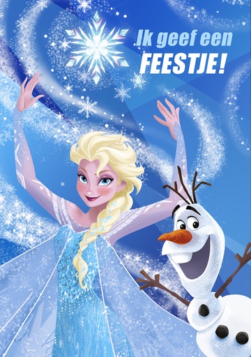 [1436350] Invitation Disney Frozen divers (NL)