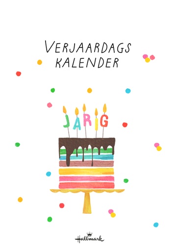 [1436353] Calendrier anniversaire court Pretty Cute 21x30cm