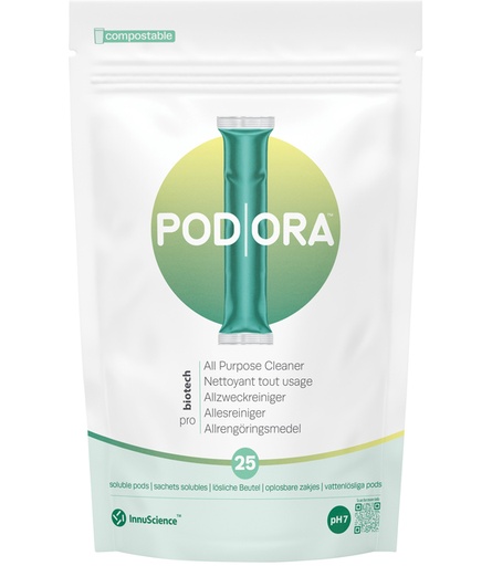 [1436580] Nettoyant tout usage InnuScience PodOra recharge 25 pièces