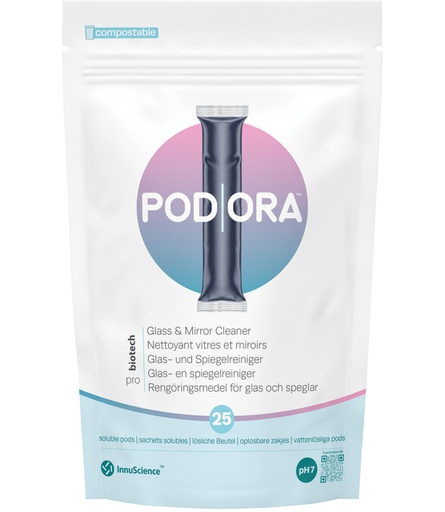 [1436586] Nettoyant vitres et miroirs InnuScience PodOra 25 sachets