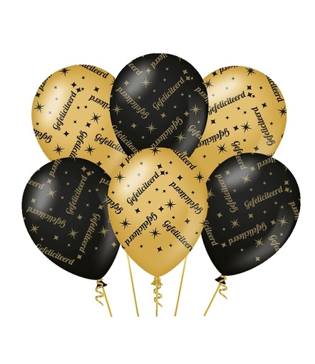 [1436781] Ballons Classy Party "Gefeliciteerd"