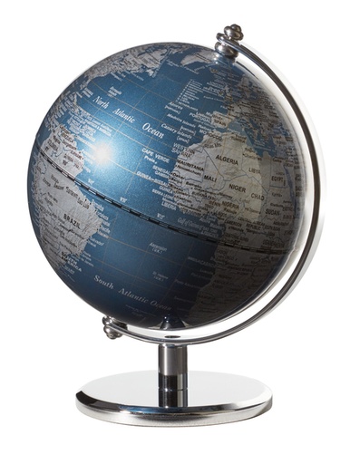 [1436818] Globe Troika 13cm bleu-vert