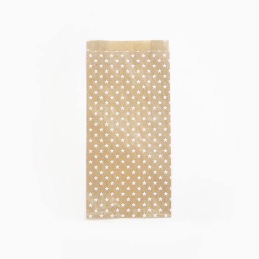 [1437054] Sachet cadeau Clairefontaine 16x30x5cm kraft étoiles 50 pièces