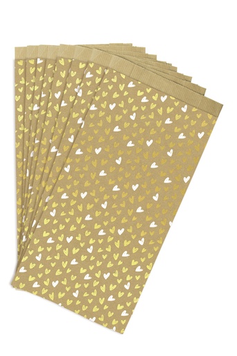 [1437075] Cadeauzak Claierfontaine 16x30x5cm kraft harten 50 stuks