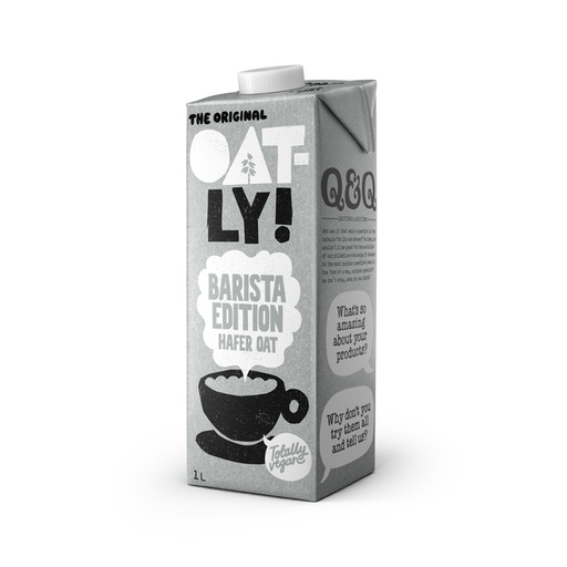 [1437079] Boisson à l'avoine Oatly Barista 1 litre