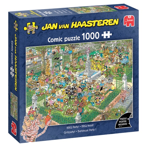[1437082] Puzzle Jan van Haasteren BBQ Feest! 1000 pièces