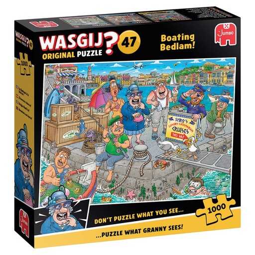 [1437083] Puzzle Wasgij Original 47 De boot in! 1000 pièces
