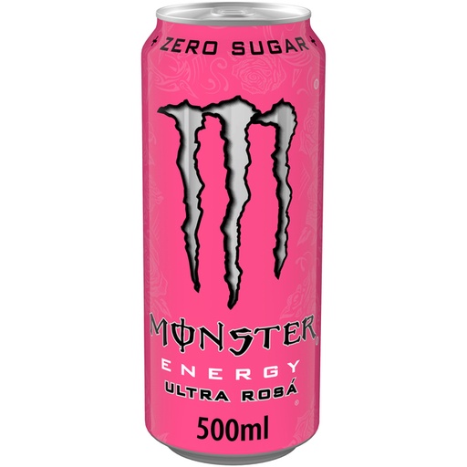 [1437158] Energiedrank Monster ultra rosa blik suikervrij 500ml