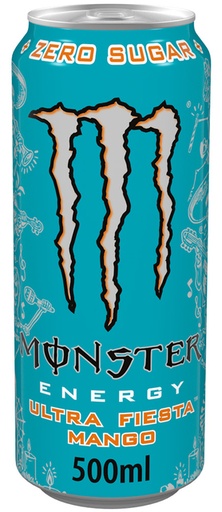 [1437161] Energiedrank Monster ultra fiesta mango suikervrij blik 500ml