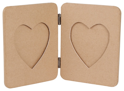 [1437171] Figuur Décopatch fotokader album met harten 14x1.5x18cm