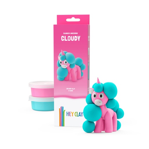 [1437226] Pâte à modeler Hey Clay Licorne set 3 pièces