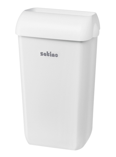 [1437444] Poubelle Satino ouverte 23 litres blanc 332580