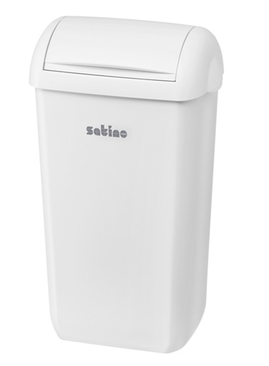 [1437445] Poubelle hygiène féminine Satino 23 litres blanc 332590