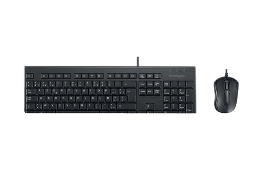 [1437465] Clavier AZERTY + souris Kensington EQ KM100 filaire