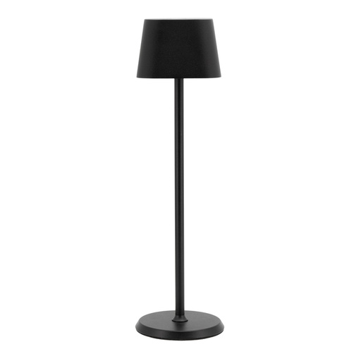 [1437479] Lampe de table Securit Georgina LED rechargeable dimmable noir