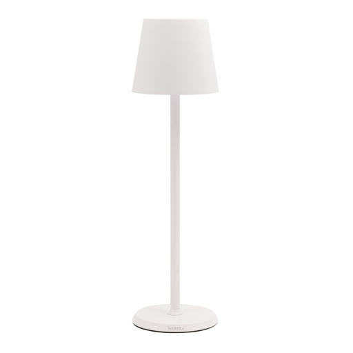 [1437484] Lampe de table Securit Feline LED rechargeable dimmable blanc