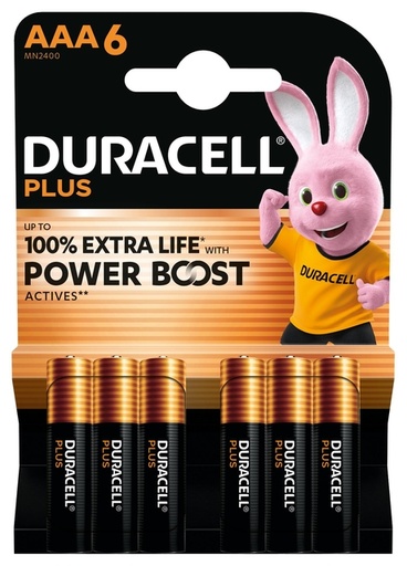 [1437541] Pile Duracell Plus PowerBoost 6x AAA