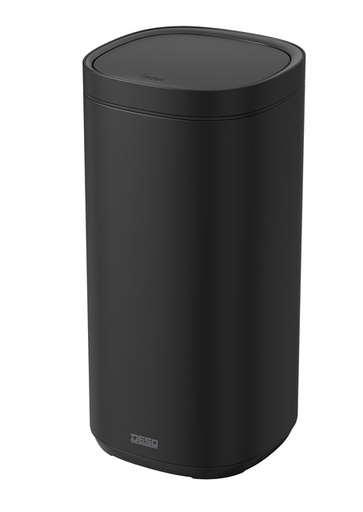 [1437564] Afvalbak Desq Touch 30 liter RVS zwart
