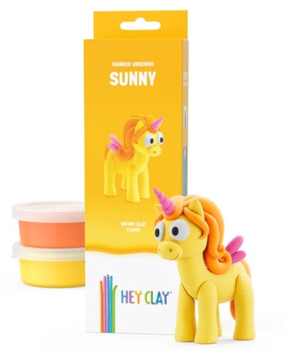 [1437634] Pâte à modeler Hey Clay Sunny 3 pots