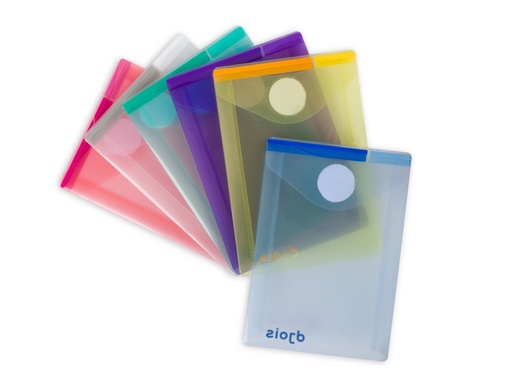 [1437953] Pochette enveloppe Djois Color Collection A7 portrait assorti