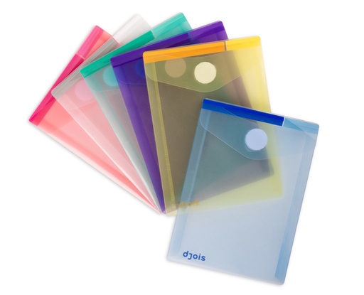 [1437957] Enveloptas Djois Color Collection A6 verticaal assorti