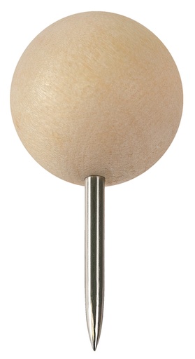 [1438006] Punaises Nobo hout voor memobord 40 stuks