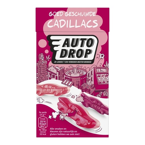 [1438063] Autodrop Cadillacs paquet 280g