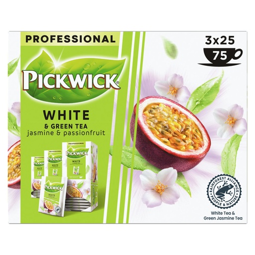 [1438069] Thee Pickwick white & green jasmin & passionfruit 25x1.5gr