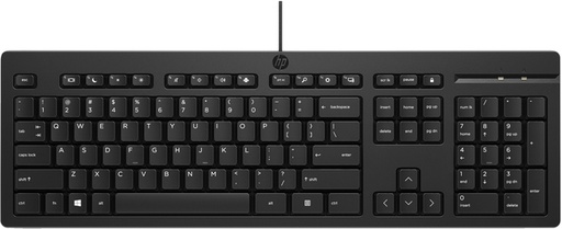 [1438133] Toetsenbord HP 125 USB bedraad QWERTY