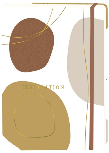 [1438168] Carnet de notes Inspiration A5 ligné 92 pages couverture souple