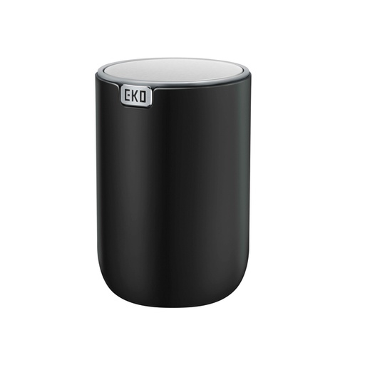 [1438178] Poubelle de table EKO Fandy 2 avec couvercle basculant 1,5L noir