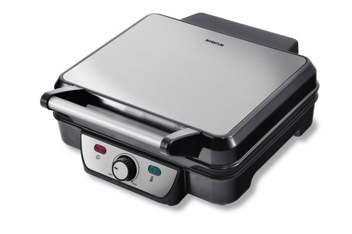 [1436092] Contactgrill Inventum 1800 Watt zwart/RVS