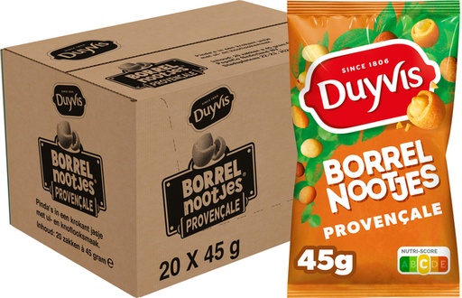 [1436102] Duyvis Borrelnoot Provencale sachet 45g
