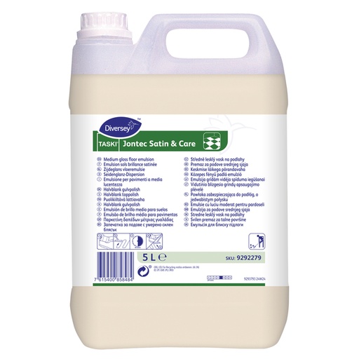 [1436123] Vloeremulsie Taski Jontec Satin Care zijdeglans 5L