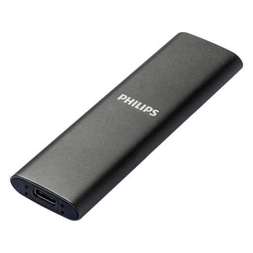 [1436150] Disque dur externe SSD Philips 500Go Ultra Speed Space gris
