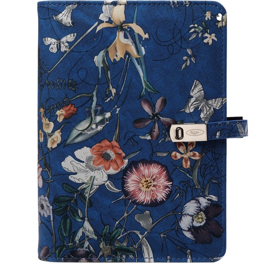 [1436155] Organizer Kalpa Personal inclusief agenda 2025/26 7dagen/2pagina's bloemenzee blauw