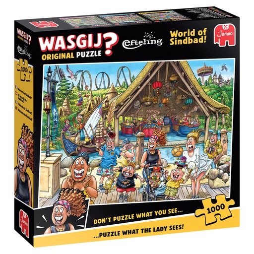 [1436163] Puzzle Wasgij Efteling Wereld can Sinbad 1000 pièces