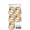 Timbre poste Pays-Bas 50-350g 5 par feuille