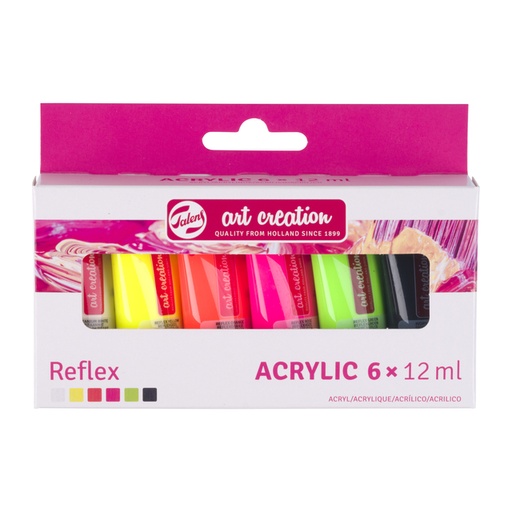 [1436202] Acrylverf Talens Art Creation Reflex assorti 6 tubes à 12 ml